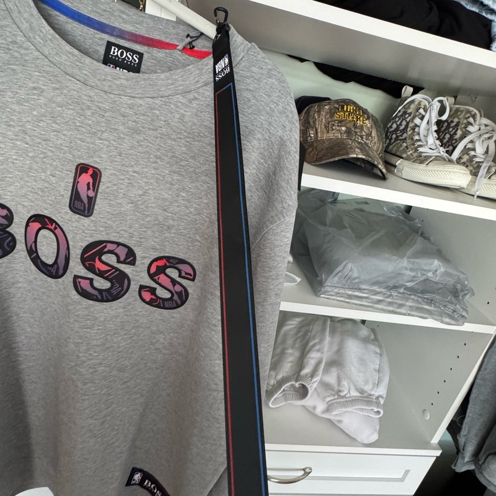 BOSS Gray Long Sleeve Shirt - Picture 4 of 6